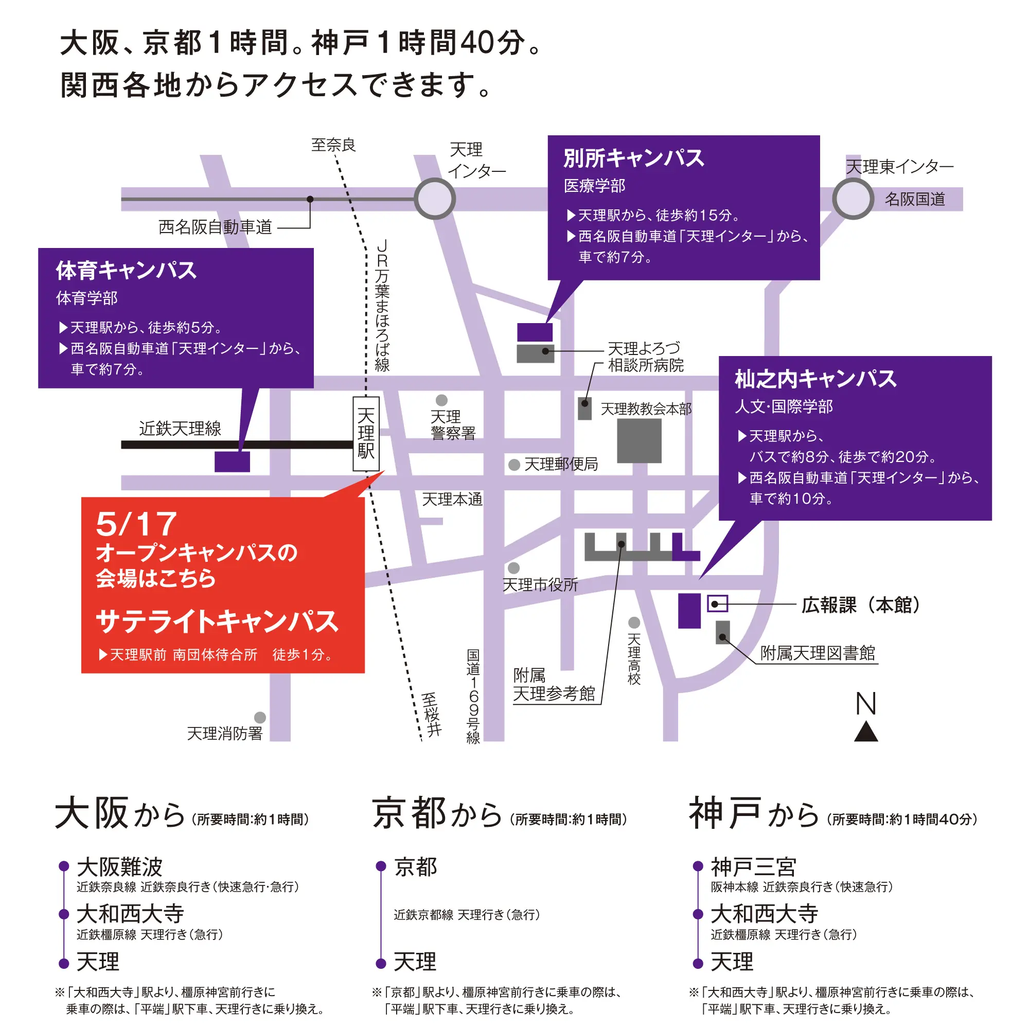 2026年5月17日(日) | オープンキャンパス | 天理大学