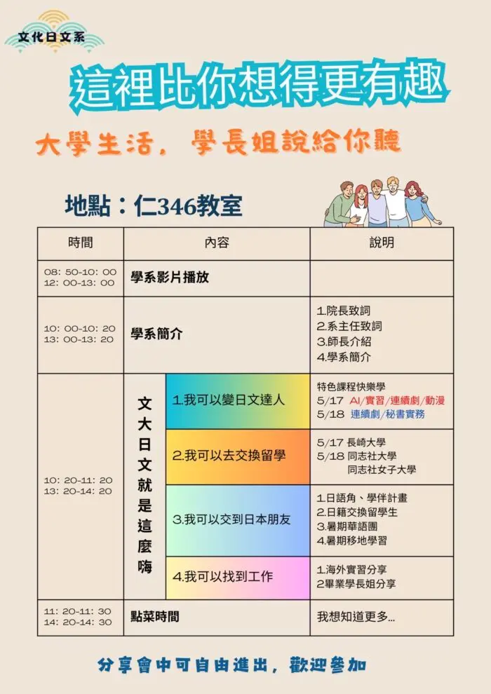 中国語学科】台湾に留学中の佐々木健吾さんが中国文化大学で天理大学を