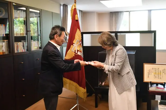 国際ソロプチミスト奈良-あすか」よりウクライナ留学生支援金のご寄付