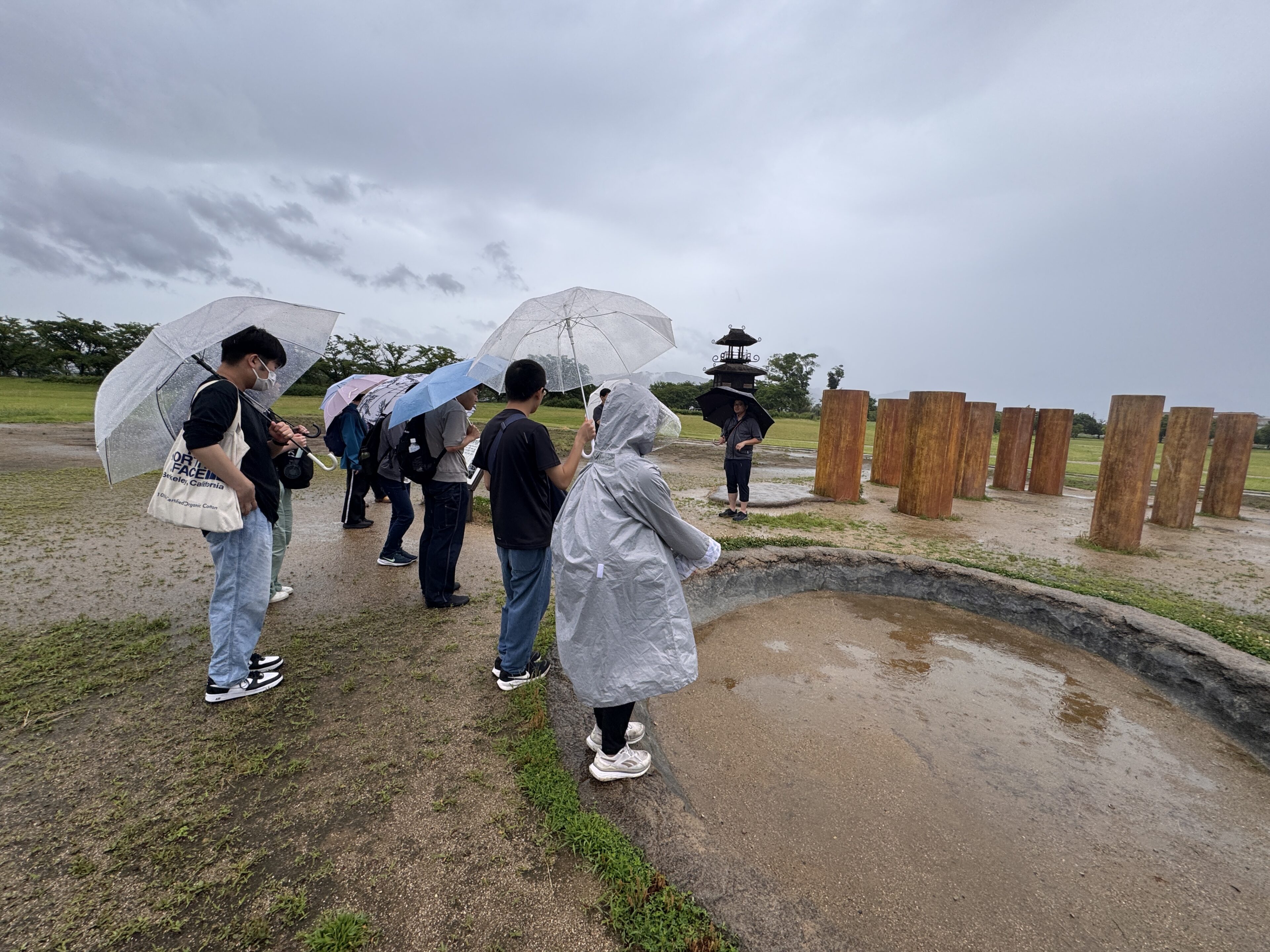 考古学コース】学外授業「唐古・鍵遺跡と蛇巻き」で、田原本町