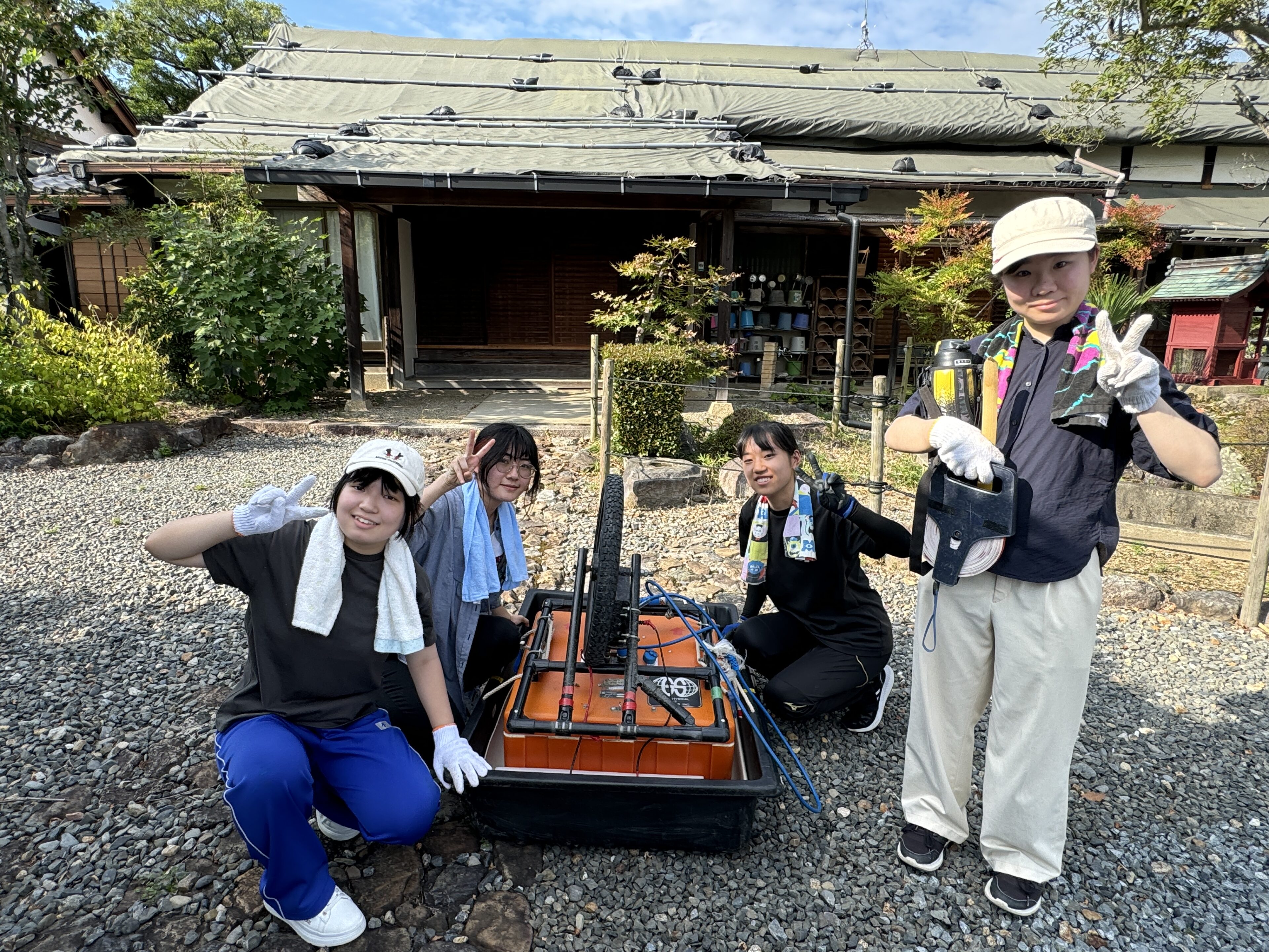 現場デビューをした１年生のみなさん
