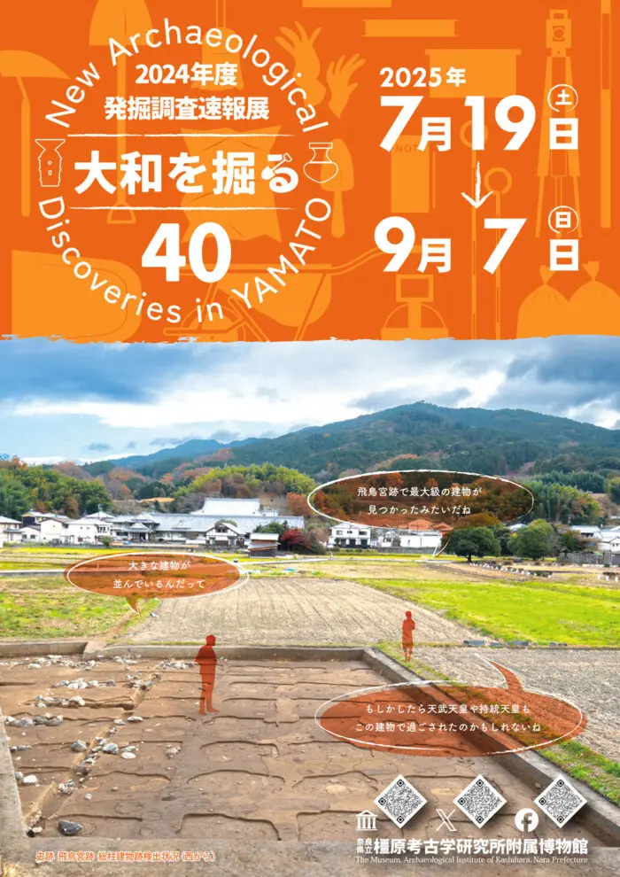 2024年度発掘調査速報展『大和を掘る40』 | 天理大学